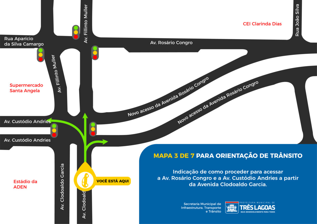 Semáforos da Rosário Congro e Fillinto Muller começam a operar na terça-feira (30/08) Semáforos da Rosário Congro e Fillinto Muller começam a operar na terça-feira (30/08)
