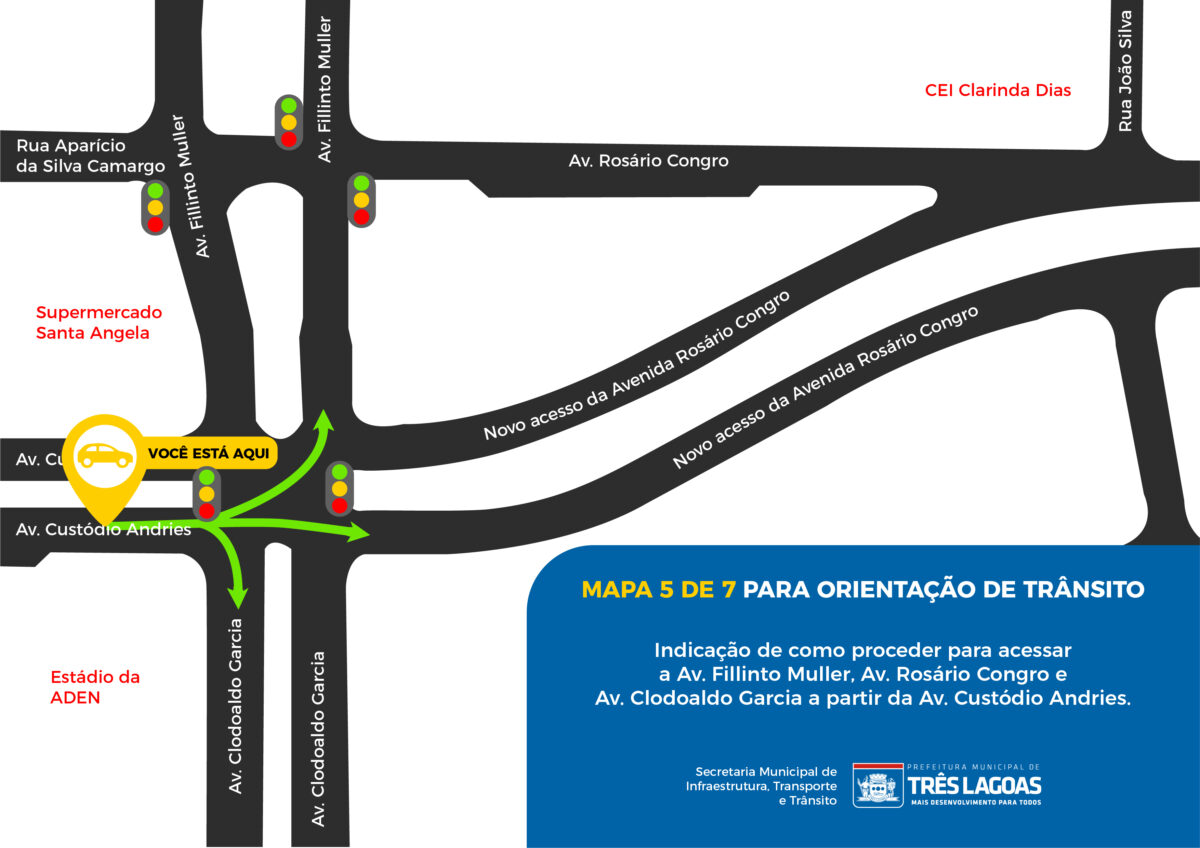 Semáforos da Rosário Congro e Fillinto Muller começam a operar na terça-feira (30/08) Semáforos da Rosário Congro e Fillinto Muller começam a operar na terça-feira (30/08)