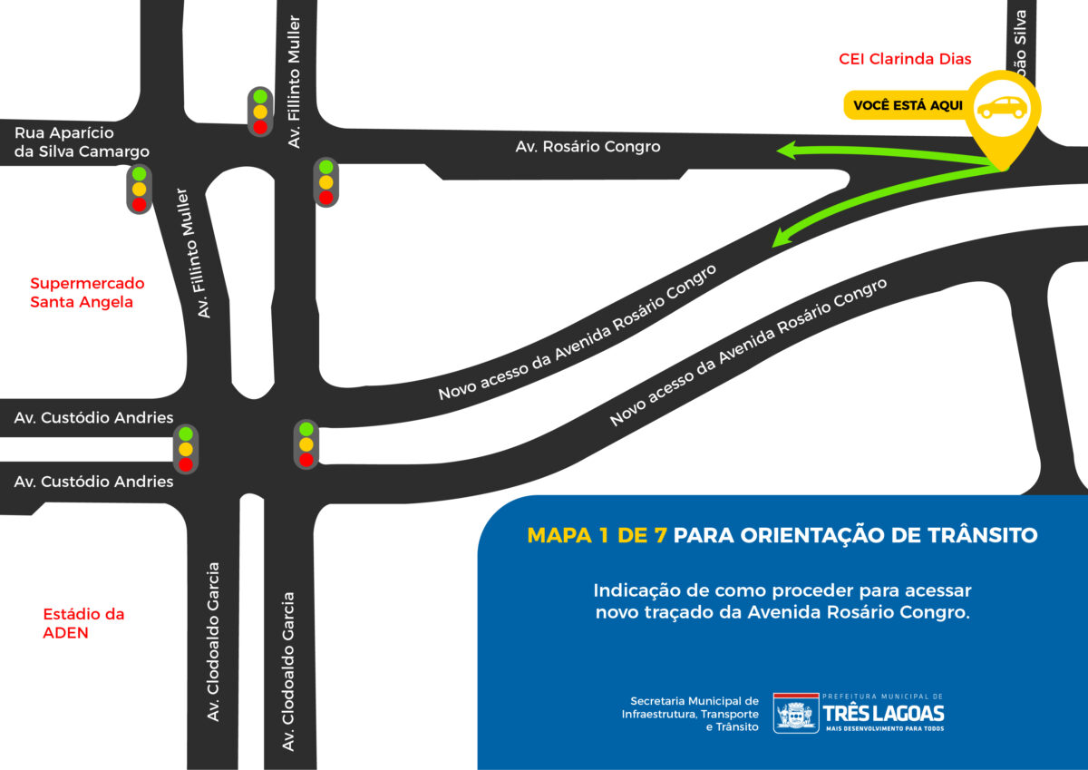 Semáforos da Rosário Congro e Fillinto Muller começam a operar na terça-feira (30/08) Semáforos da Rosário Congro e Fillinto Muller começam a operar na terça-feira (30/08)