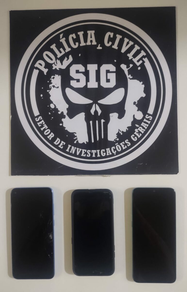 Durante Operação Vetus, SIG de Três Lagoas recupera 3 aparelhos celulares