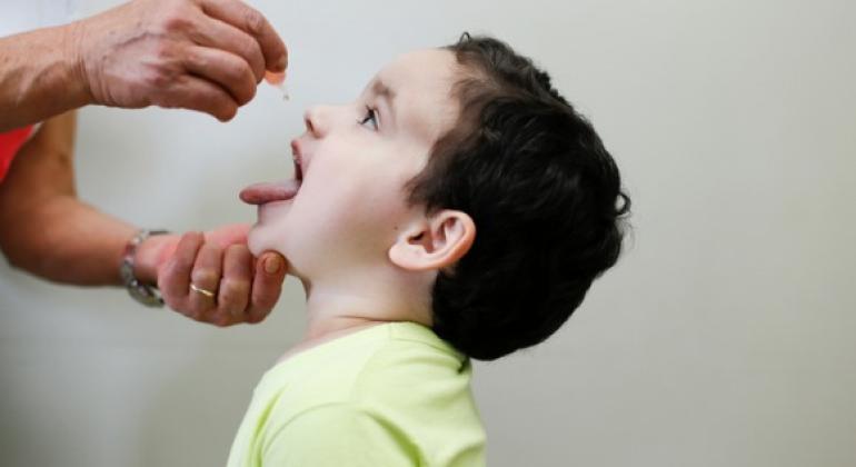 SMS promoverá “Dia D” de vacinação para encerrar a Campanha Nacional de Vacinação contra a Poliomielite