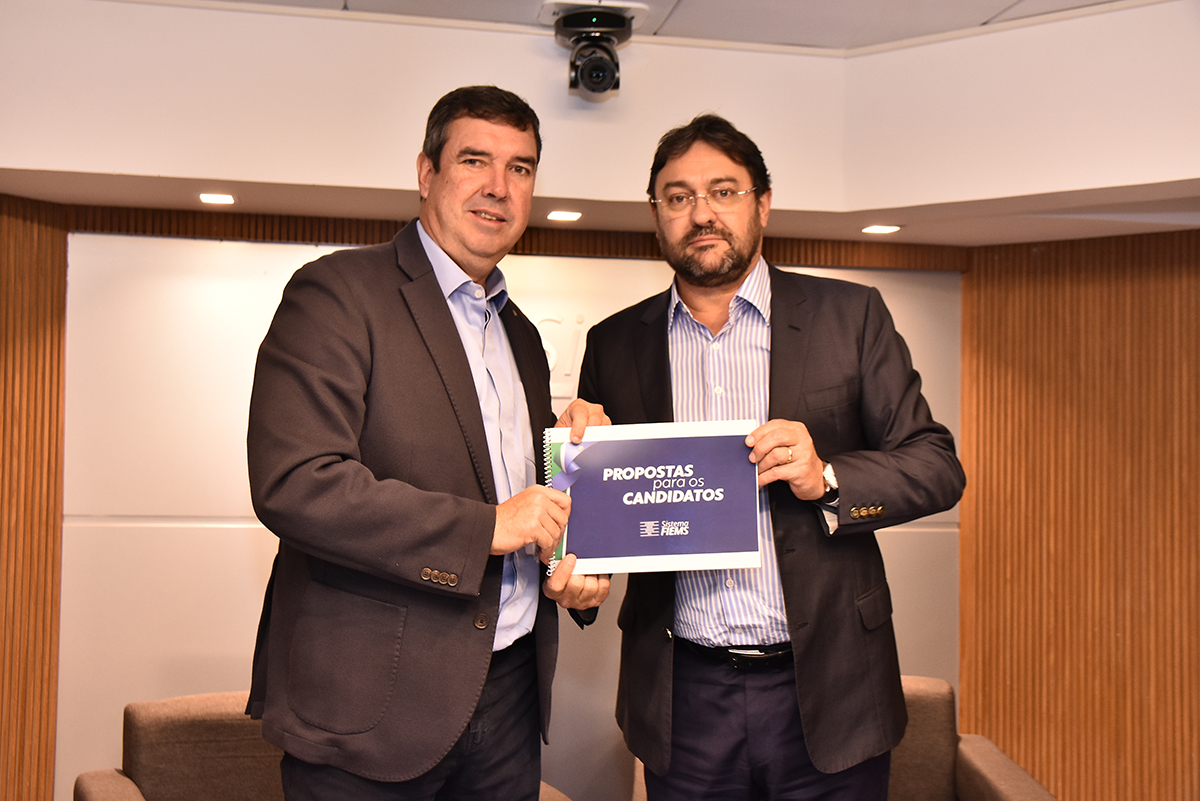 Fiems apresenta demandas da indústria a candidatos ao governo do Estado Fiems apresenta demandas da indústria a candidatos ao governo do Estado