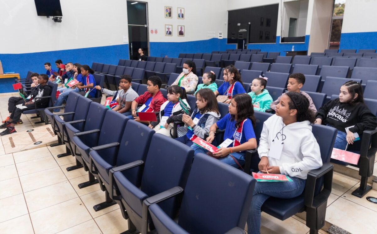 <strong>Alunos da Filinto Müller fazem visita guiada na Câmara de Três Lagoas</strong>