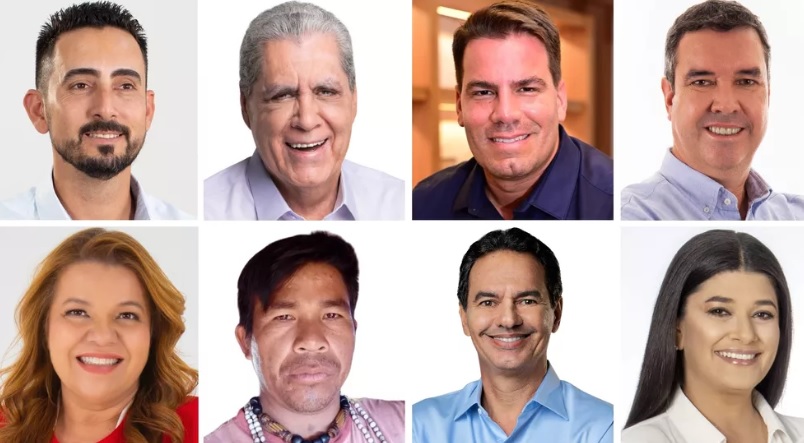 Propostas, agradecimentos e bate-boca marcaram debate dos 8 candidatos ao Governo de MS Propostas, agradecimentos e bate-boca marcaram debate dos 8 candidatos ao Governo de MS