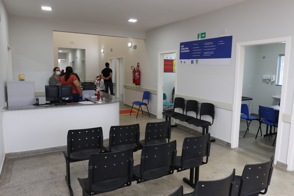 Guerreiro é o primeiro paciente atendido na USF Chácara Eldorado, inaugurada nesta quinta-feira dia (22) Guerreiro é o primeiro paciente atendido na USF Chácara Eldorado, inaugurada nesta quinta-feira dia (22)