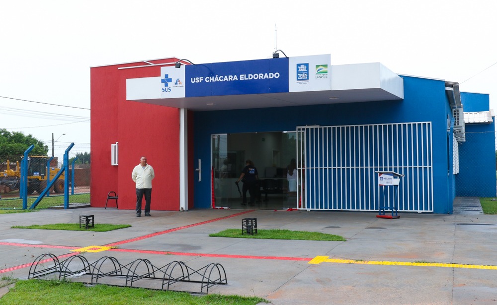Guerreiro é o primeiro paciente atendido na USF Chácara Eldorado, inaugurada nesta quinta-feira dia (22) Guerreiro é o primeiro paciente atendido na USF Chácara Eldorado, inaugurada nesta quinta-feira dia (22)