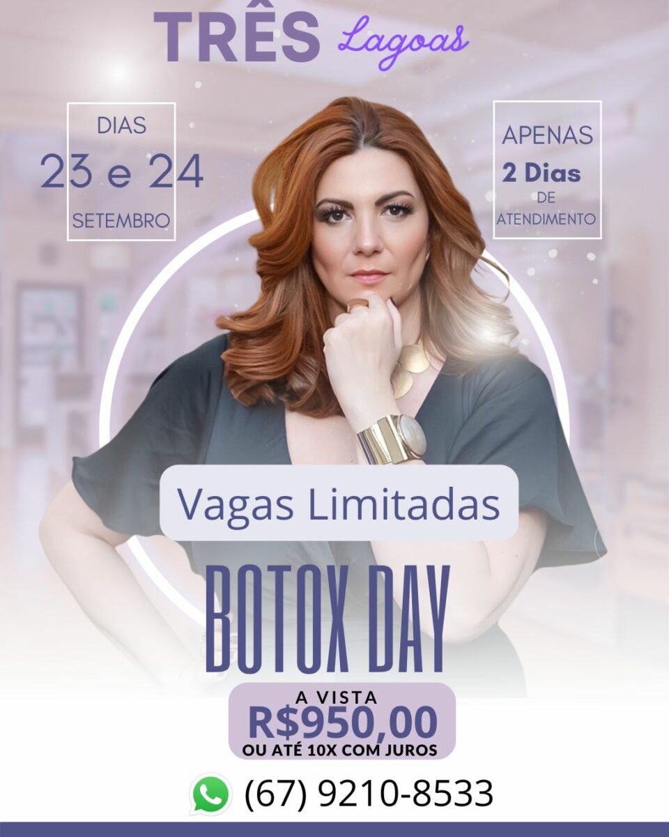 Com sonho de representar o Brasil pelo mundo, Mister plus size promove o ‘botox day’ em Três Lagoas Com sonho de representar o Brasil pelo mundo, Mister plus size promove o ‘botox day’ em Três Lagoas