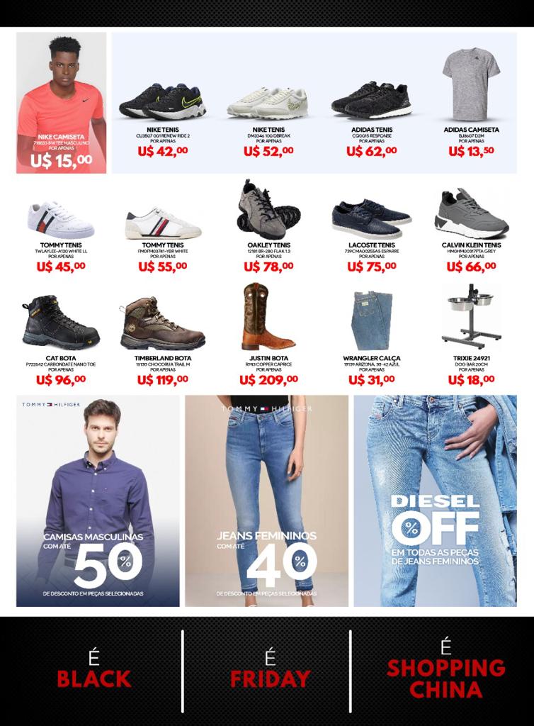 Ainda da tempo de aproveitar a Black Friday Fronteira do Shopping China