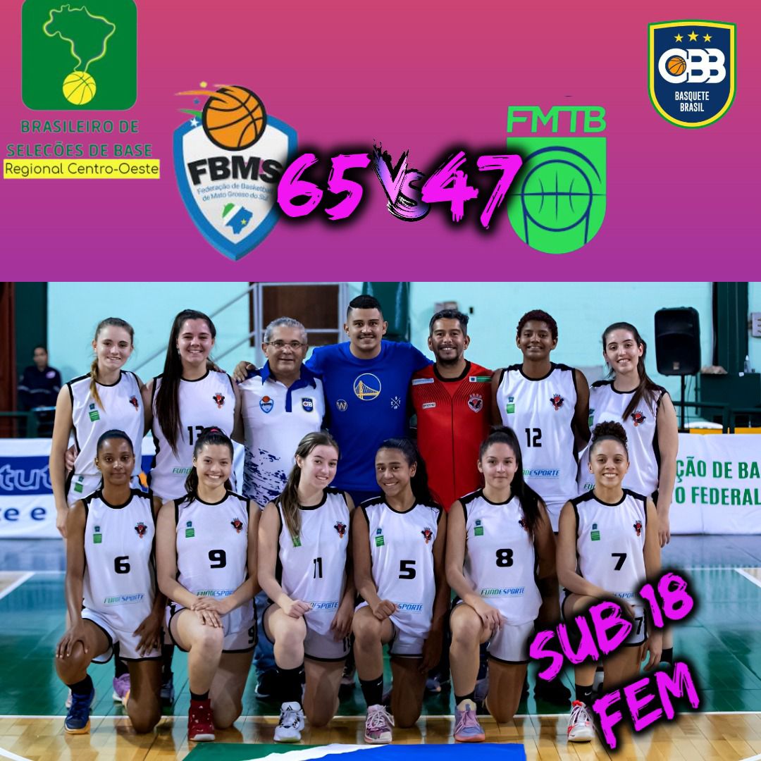 Com alunas da SEJUVEL, time feminino de MS é campeão do Campeonato Brasileiro Regional Centro Oeste de Basquetebol sub-18 Com alunas da SEJUVEL, time feminino de MS é campeão do Campeonato Brasileiro Regional Centro Oeste de Basquetebol sub-18