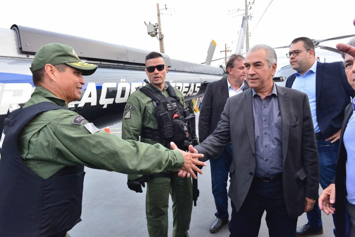 Nova sede do DOF é entregue em Dourados pelo Governo do Estado junto com helicóptero Nova sede do DOF é entregue em Dourados pelo Governo do Estado junto com helicóptero
