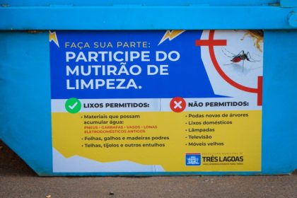 Santa Terezinha e Jardim das Oliveiras serão os próximos bairros atendidos pelo Mutirão da Limpeza
