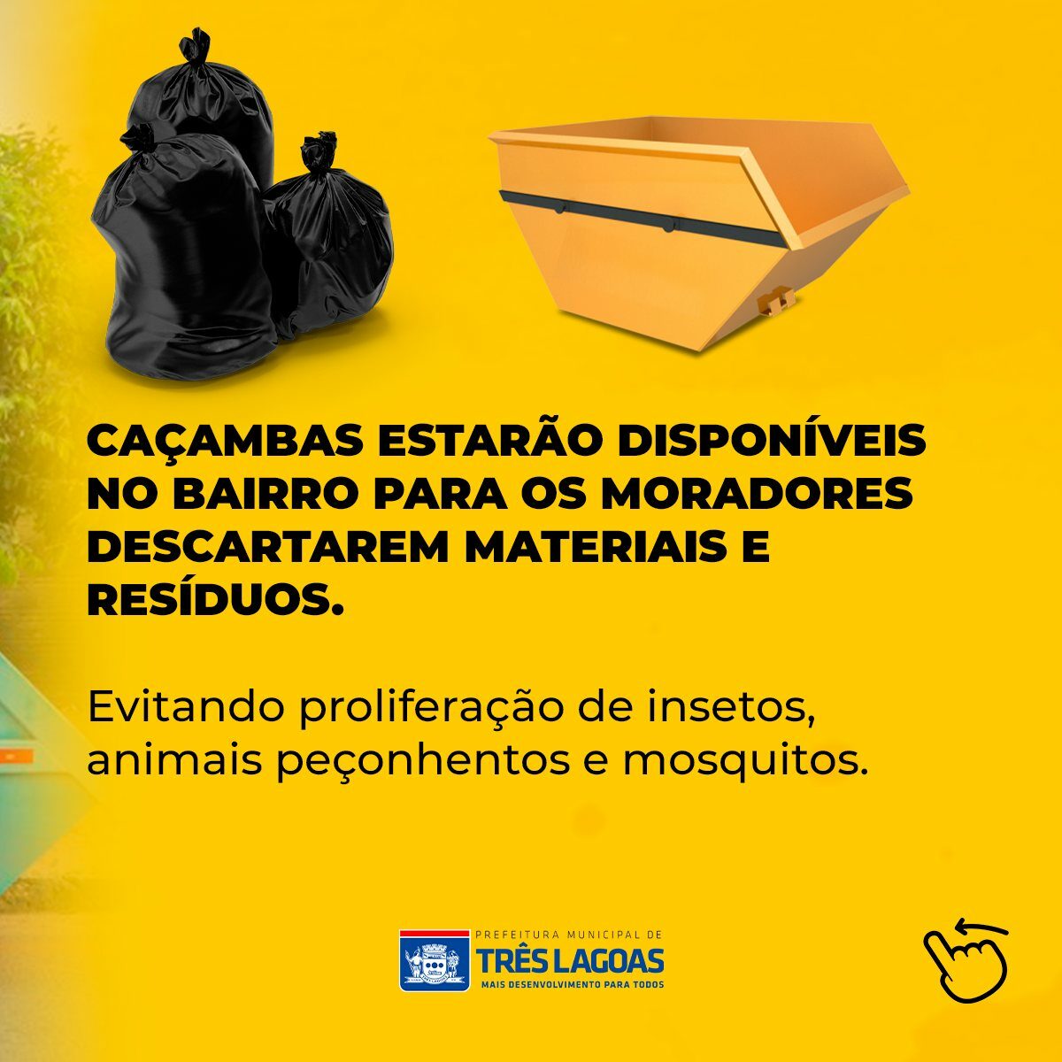 MUTIRÃO DA LIMPEZA – Bairros Itamarati e Jardim Aeroporto serão atendidos nesta semana