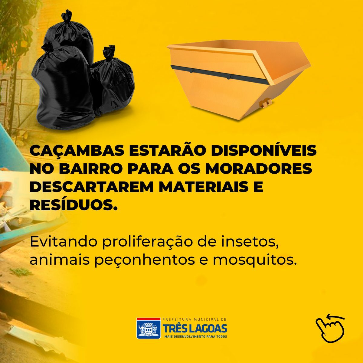 MUTIRÃO DA LIMPEZA – Bairros Itamarati e Jardim Aeroporto serão os próximos atendidos