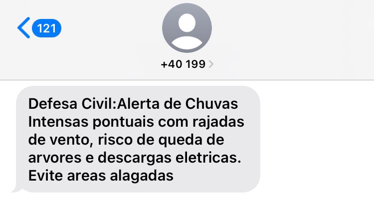 Defesa Civil Nacional alerta sobre tempestades no Centro-Sul do país Defesa Civil Nacional alerta sobre tempestades no Centro-Sul do país