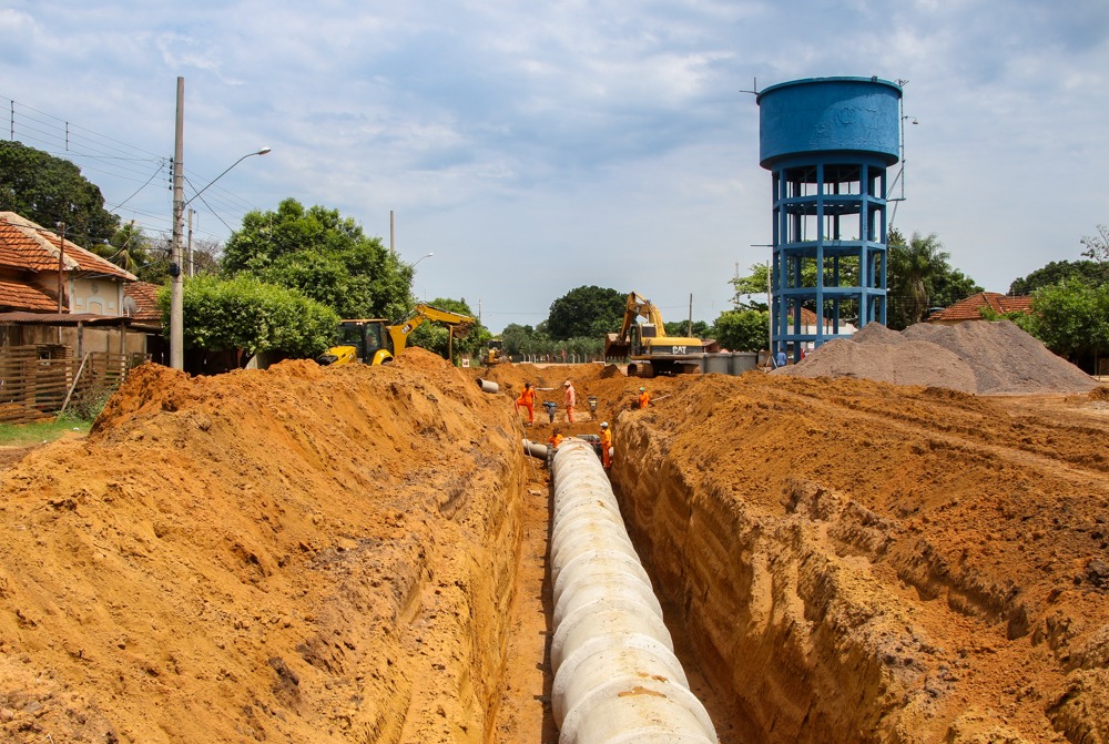 Obras da Avenida Custódio Andries continuam avançando em Três Lagoas Obras da Avenida Custódio Andries continuam avançando em Três Lagoas