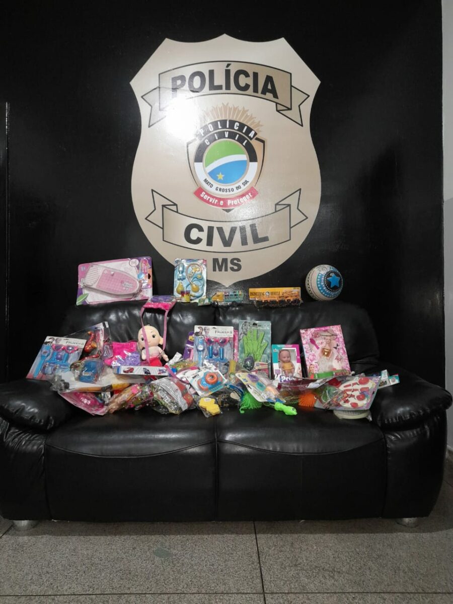 Polícia Civil apoia projeto na distribuição de centenas de brinquedos à crianças carentes