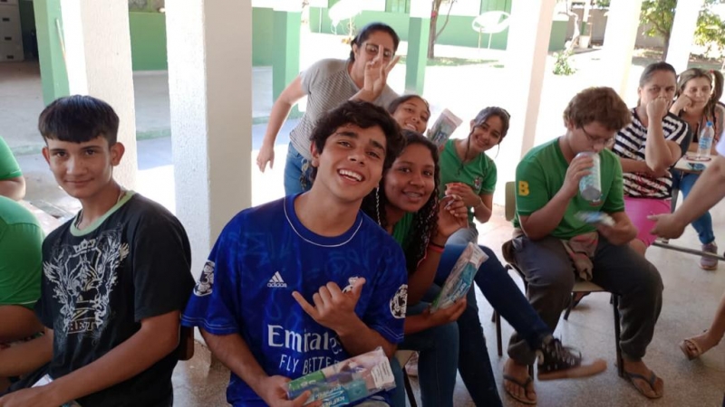 Crianças do Assentamento Mutum em Brasilândia recebem orientações sobre Saúde Bucal