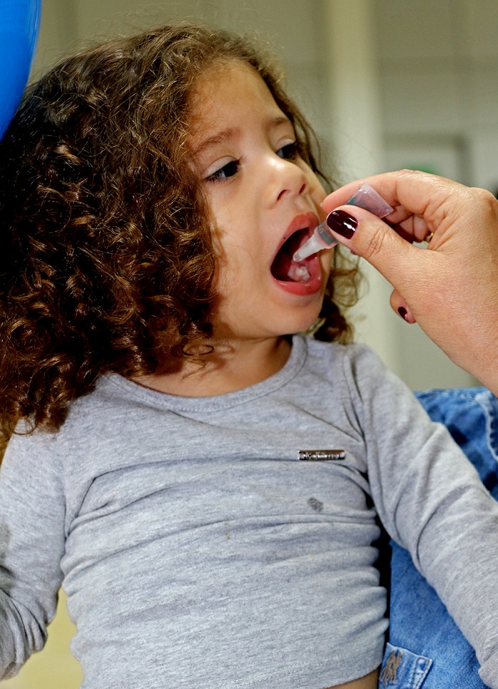 Três Lagoas fecha campanha nacional de poliomielite com cobertura vacinal de 71,02%