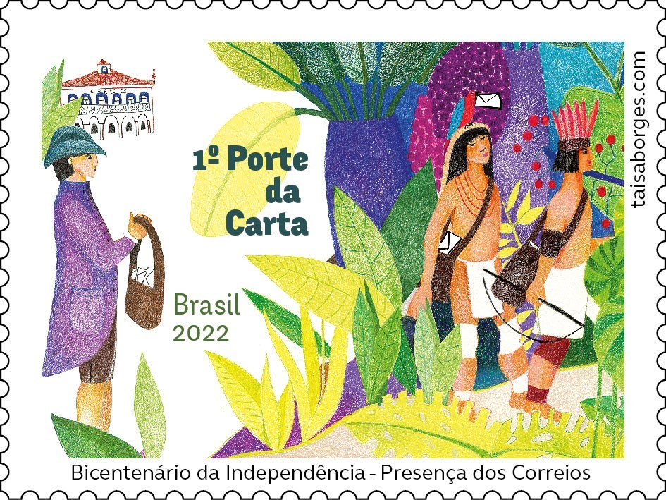 Selo Bicentenário da Independência - Presença dos Correios será lançado neste domingo Selo Bicentenário da Independência - Presença dos Correios será lançado neste domingo