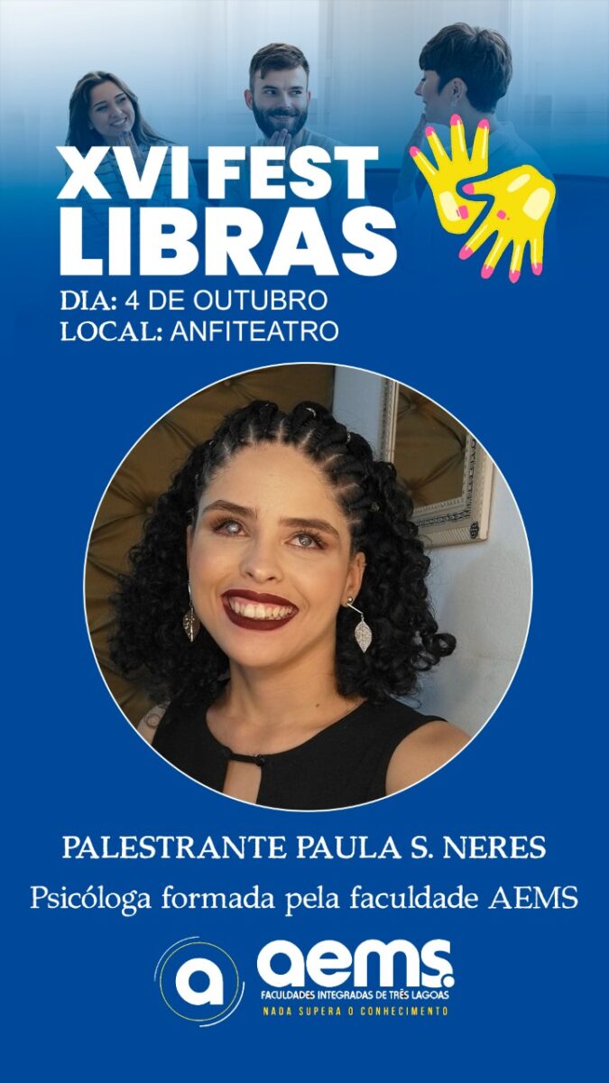 AEMS realiza evento para debater a diversidade e o protagonismo surdo no ensino nesta terça-feira (04) às 19h