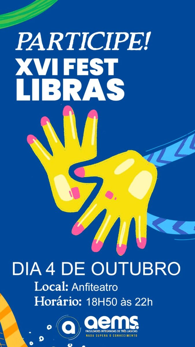 AEMS realiza evento para debater a diversidade e o protagonismo surdo no ensino nesta terça-feira (04) às 19h