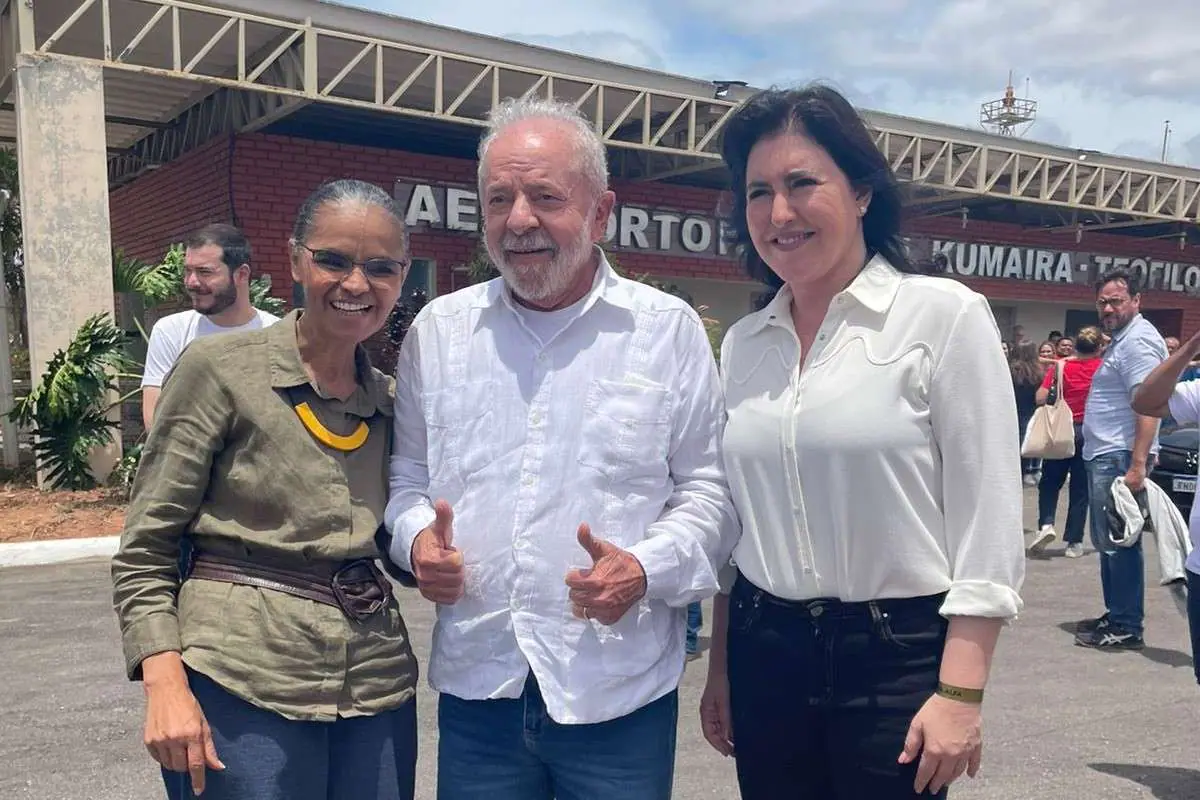 Lula, Simone Tebet e Marina Silva fazem campanha em Minas Gerais Lula, Simone Tebet e Marina Silva fazem campanha em Minas Gerais