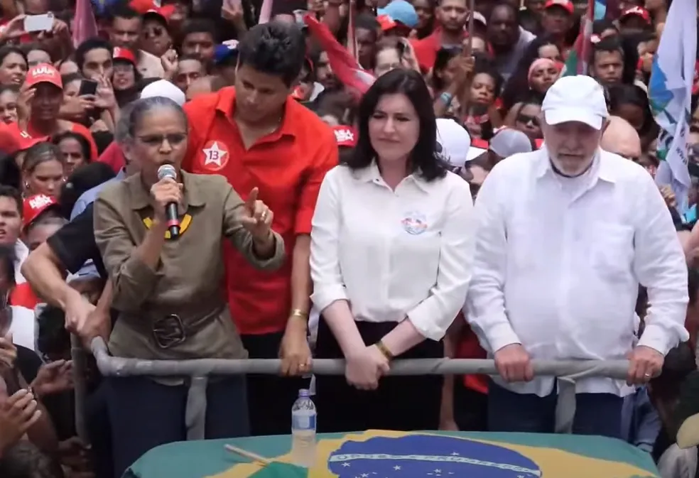 Lula, Simone Tebet e Marina Silva fazem campanha em Minas Gerais Lula, Simone Tebet e Marina Silva fazem campanha em Minas Gerais