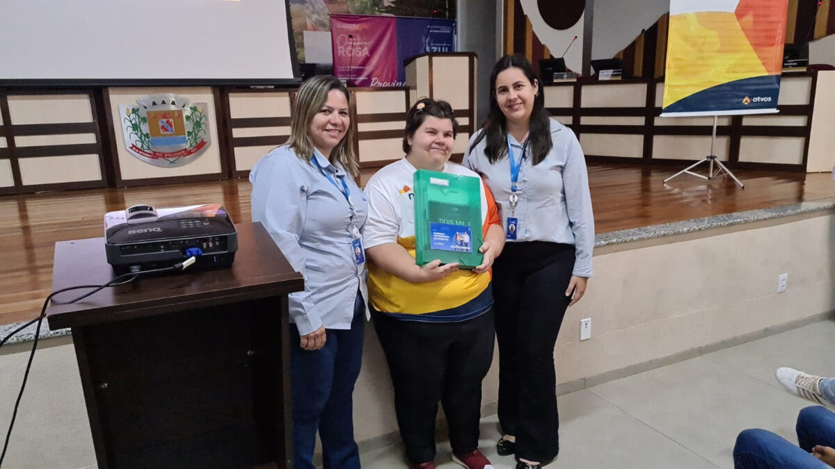 Senai e Atvos realizam aula inaugural de curso para pessoas com deficiência em Rio Brilhante