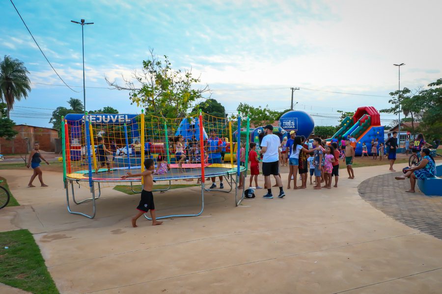 Veja como foi Projeto “Vida na Praça” no bairro Acácias