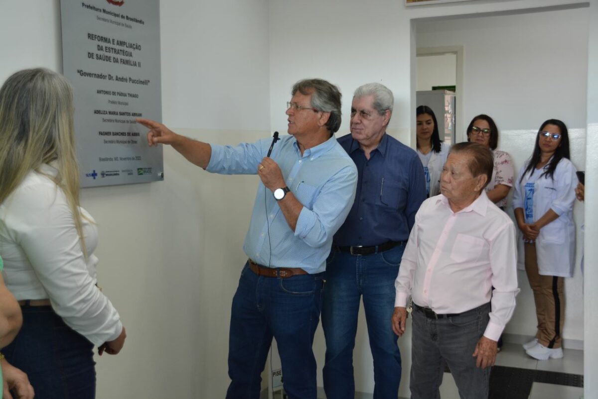 <strong>Akira prestigia inauguração de reforma e ampliação de unidade de saúde que homenageia ex-governador André Puccinelli em Brasilândia</strong> <strong>Akira prestigia inauguração de reforma e ampliação de unidade de saúde que homenageia ex-governador André Puccinelli em Brasilândia</strong>