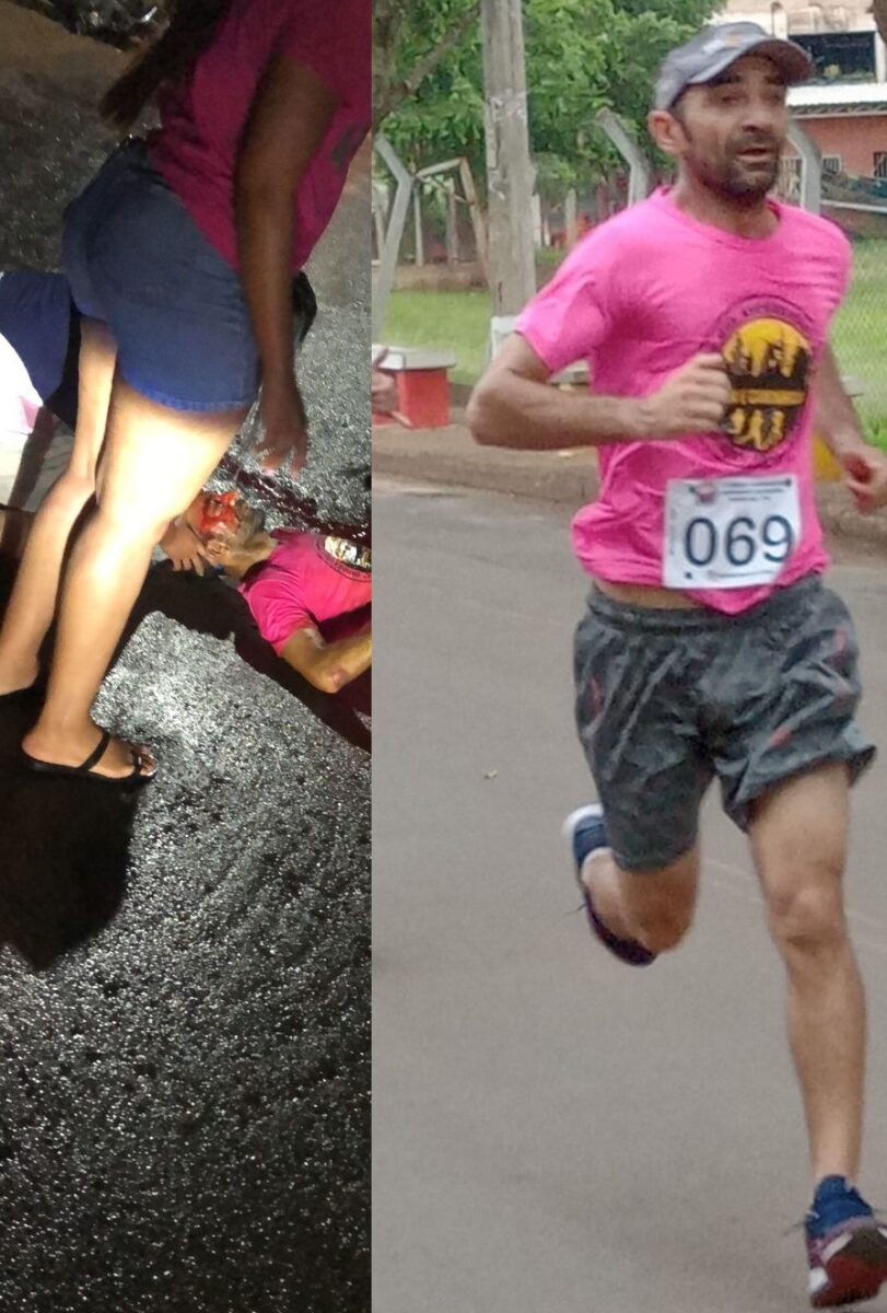 Maratonista, homem que teve perna amputada por Mercedes ficou em 2º lugar da corrida Jupiá Maratonista, homem que teve perna amputada por Mercedes ficou em 2º lugar da corrida Jupiá