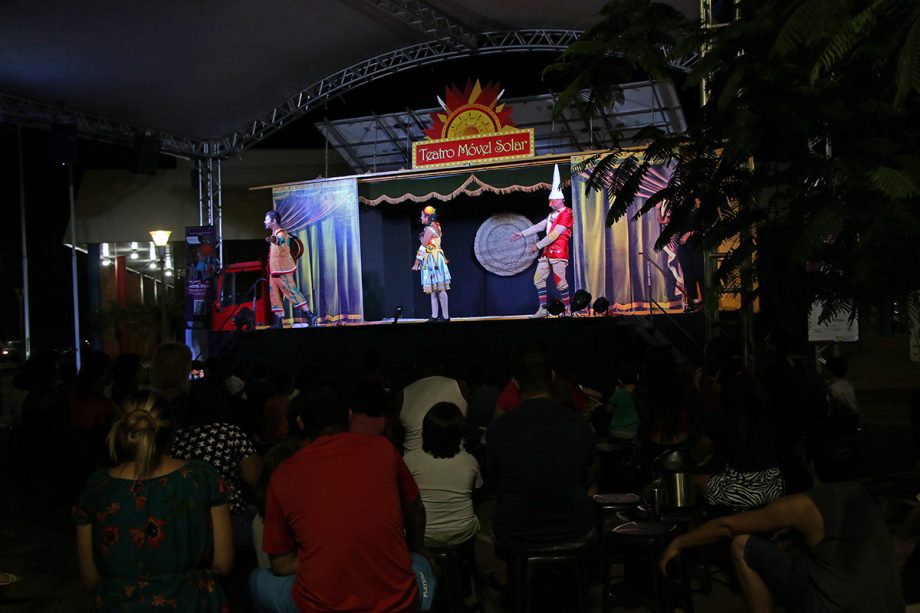 Mais de 500 pessoas prestigiaram os dois dias do Teatro Móvel Solar na Lagoa Maior