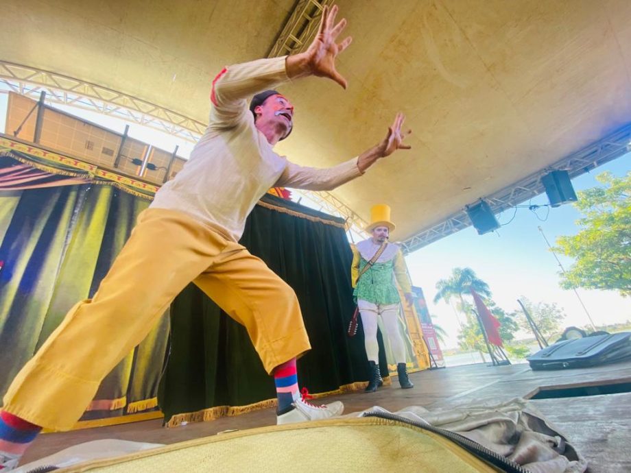 Mais de 500 pessoas prestigiaram os dois dias do Teatro Móvel Solar na Lagoa Maior