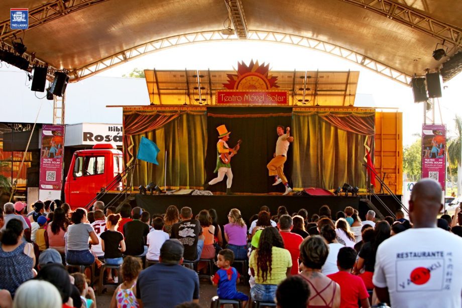 Mais de 500 pessoas prestigiaram os dois dias do Teatro Móvel Solar na Lagoa Maior