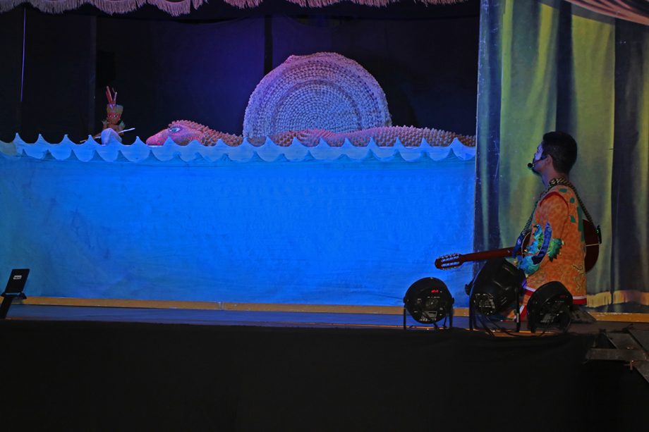 Mais de 500 pessoas prestigiaram os dois dias do Teatro Móvel Solar na Lagoa Maior