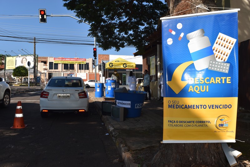 Três Lagoas recebe 1º Drive Thru do Descarte Correto de Medicamentos Três Lagoas recebe 1º Drive Thru do Descarte Correto de Medicamentos