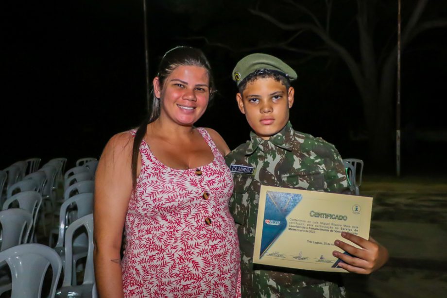 SMAS realiza graduação dos jovens SCFV Pelotão Mirim