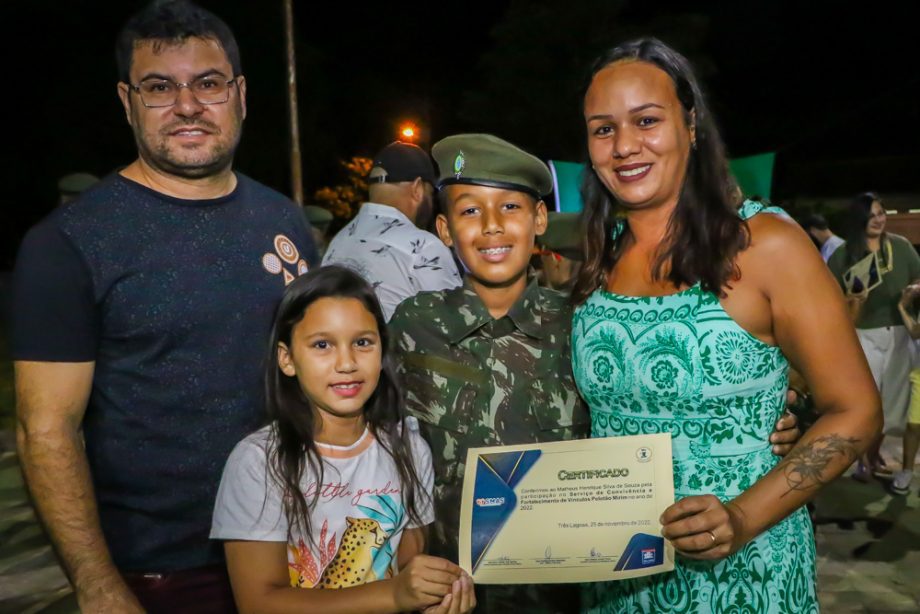 SMAS realiza graduação dos jovens SCFV Pelotão Mirim
