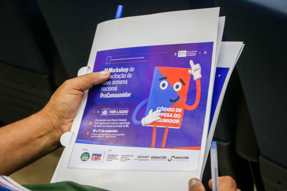 Três Lagoas sedia o 1º Workshop de Capacitação do novo Sistema Nacional ProConsumidor