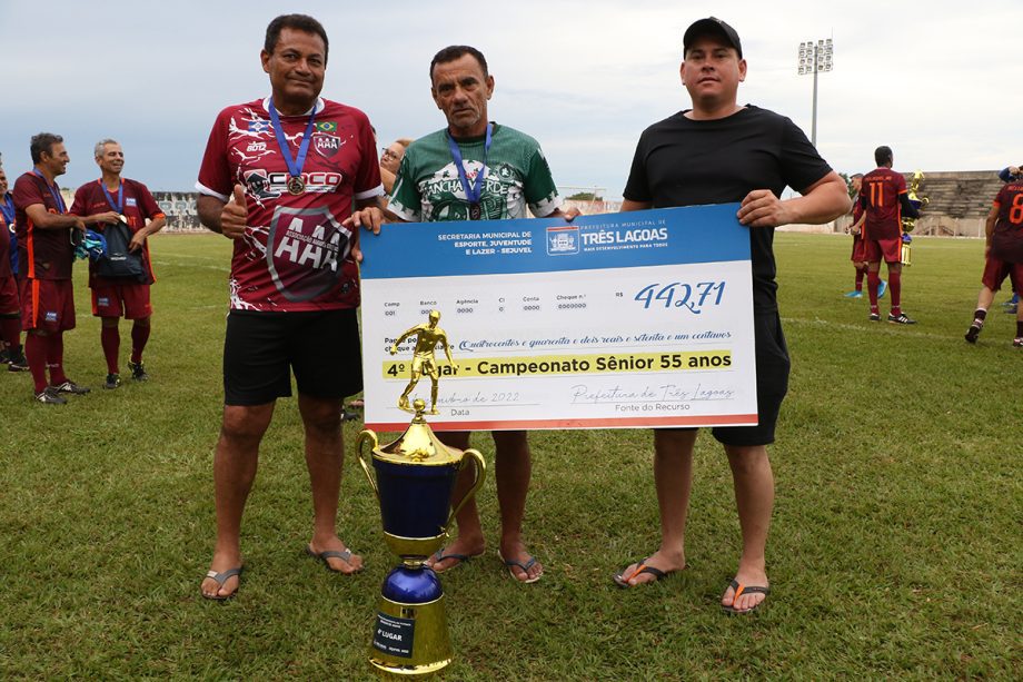 Equipe AABB é a grande campeã do Campeonato Master 55 de Futebol Equipe AABB é a grande campeã do Campeonato Master 55 de Futebol