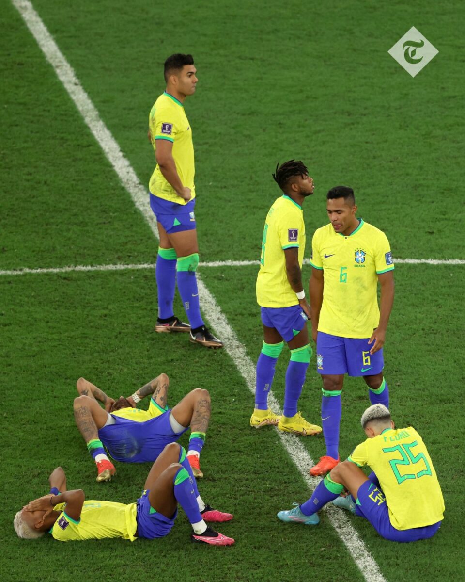 O Brasil está eliminado da Copa do Mundo de 2022