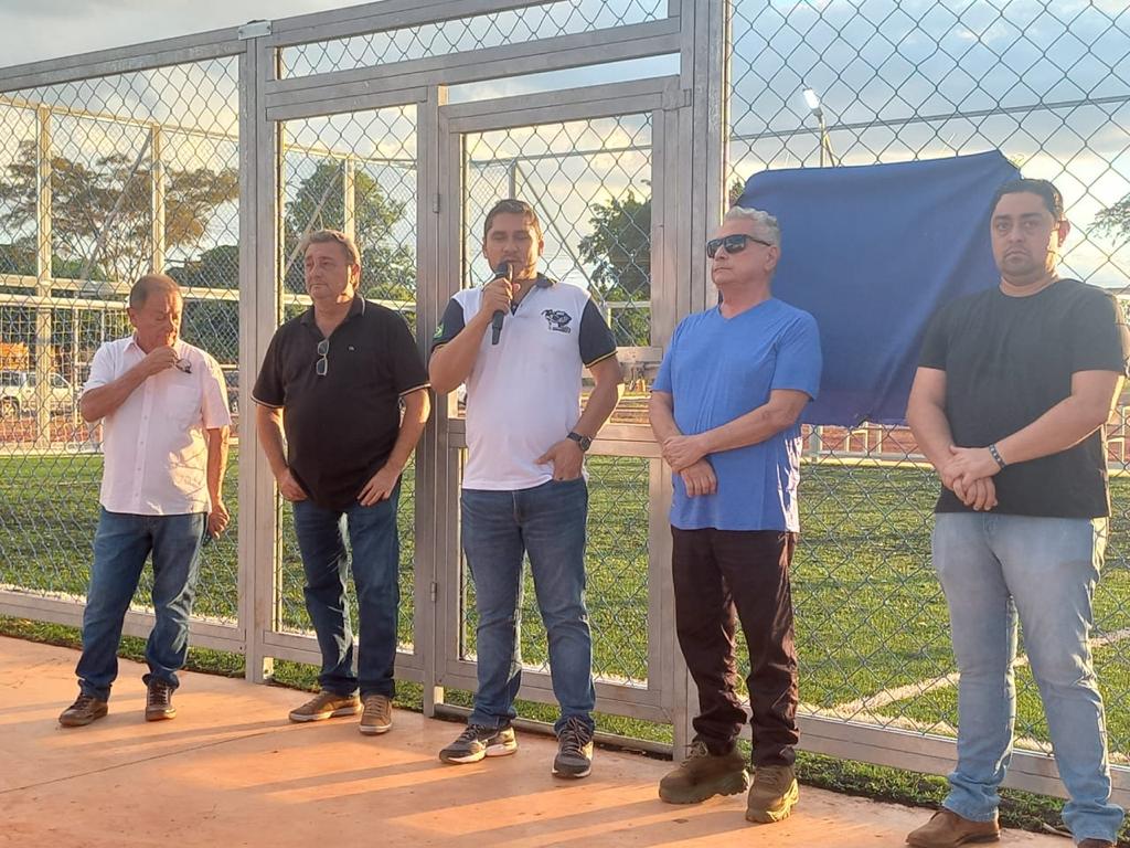 Arenas esportivas do programa MS Bom de Bola são inauguradas em Angélica e Coxim Arenas esportivas do programa MS Bom de Bola são inauguradas em Angélica e Coxim