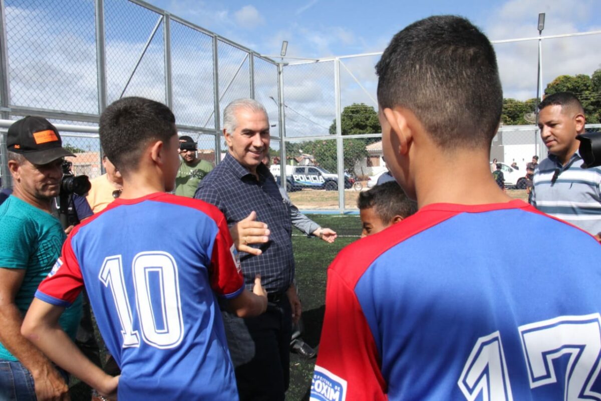 Arenas esportivas do programa MS Bom de Bola são inauguradas em Angélica e Coxim Arenas esportivas do programa MS Bom de Bola são inauguradas em Angélica e Coxim