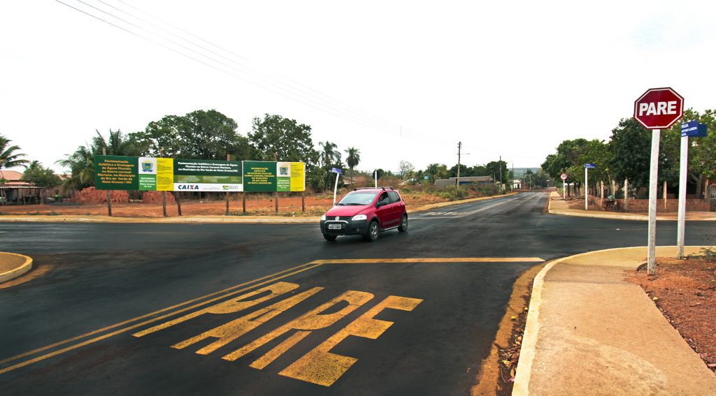 Rio Verde ganhou obras de pavimentação que vão impulsionar o turismo na região
