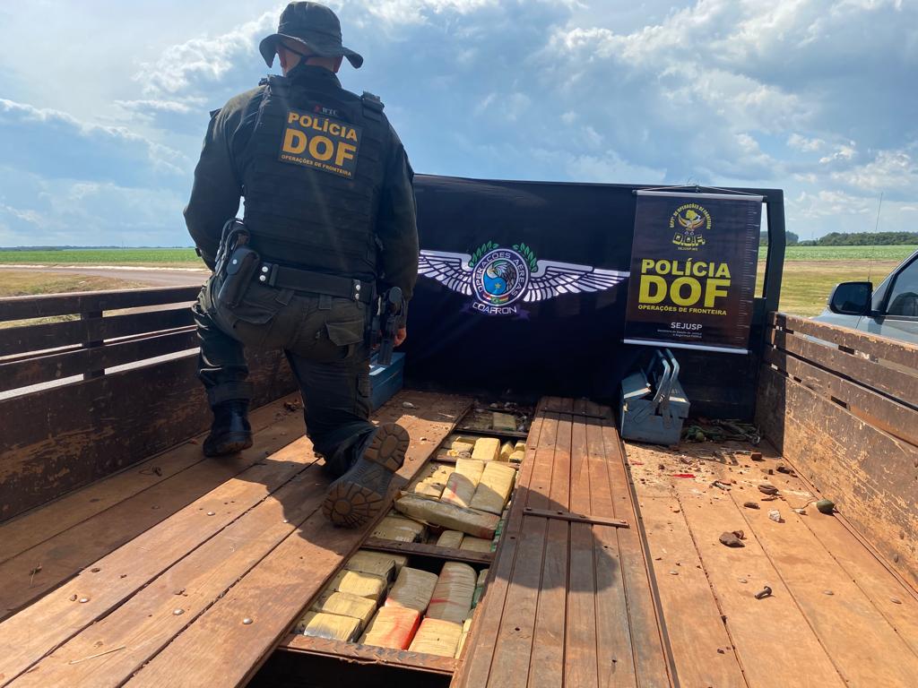 Droga que era levada para Campo Grande em fundo falso é apreendida pelo DOF