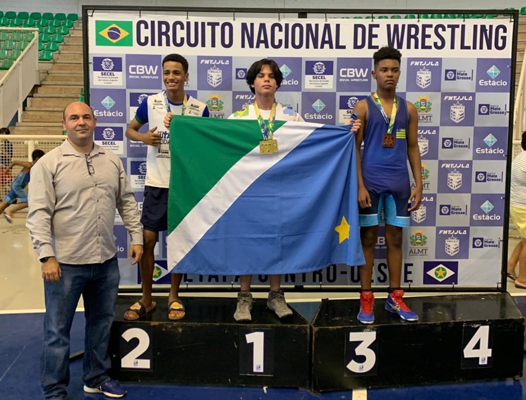 Wrestling de MS fecha temporada com 16 medalhas na etapa Centro-Oeste do Circuito Nacional