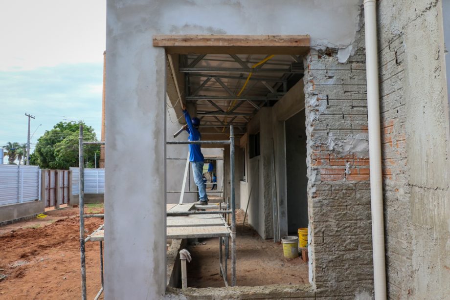 Construção do novo Centro de Educação Infantil Santa Luzia já está 50% realizada