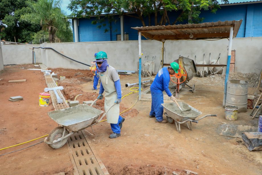 Construção do novo Centro de Educação Infantil Santa Luzia já está 50% realizada