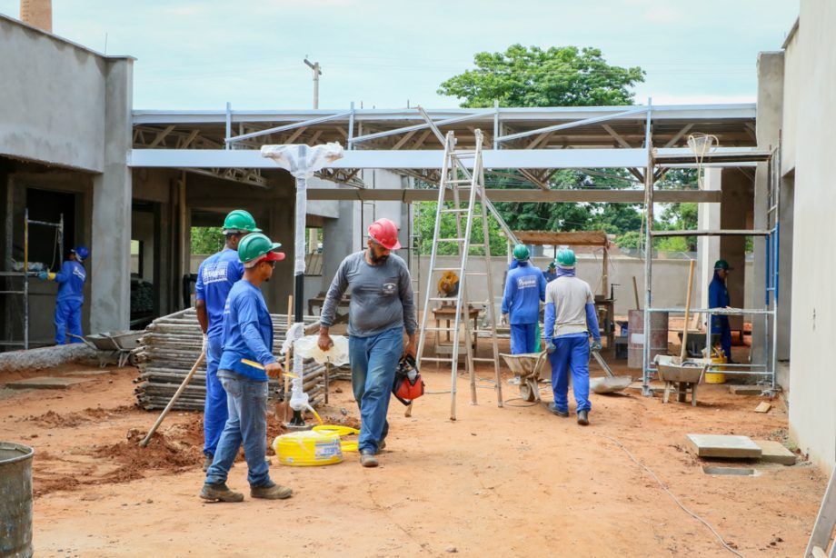 Construção do novo Centro de Educação Infantil Santa Luzia já está 50% realizada