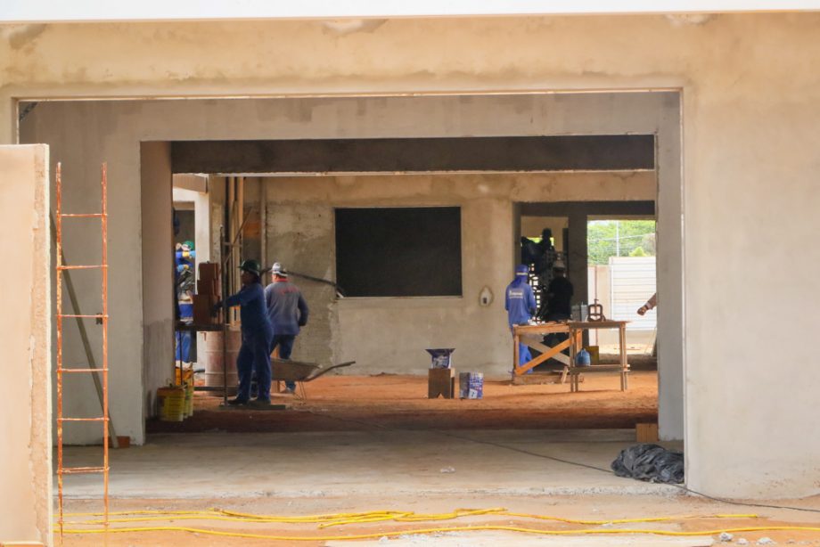 Construção do novo Centro de Educação Infantil Santa Luzia já está 50% realizada